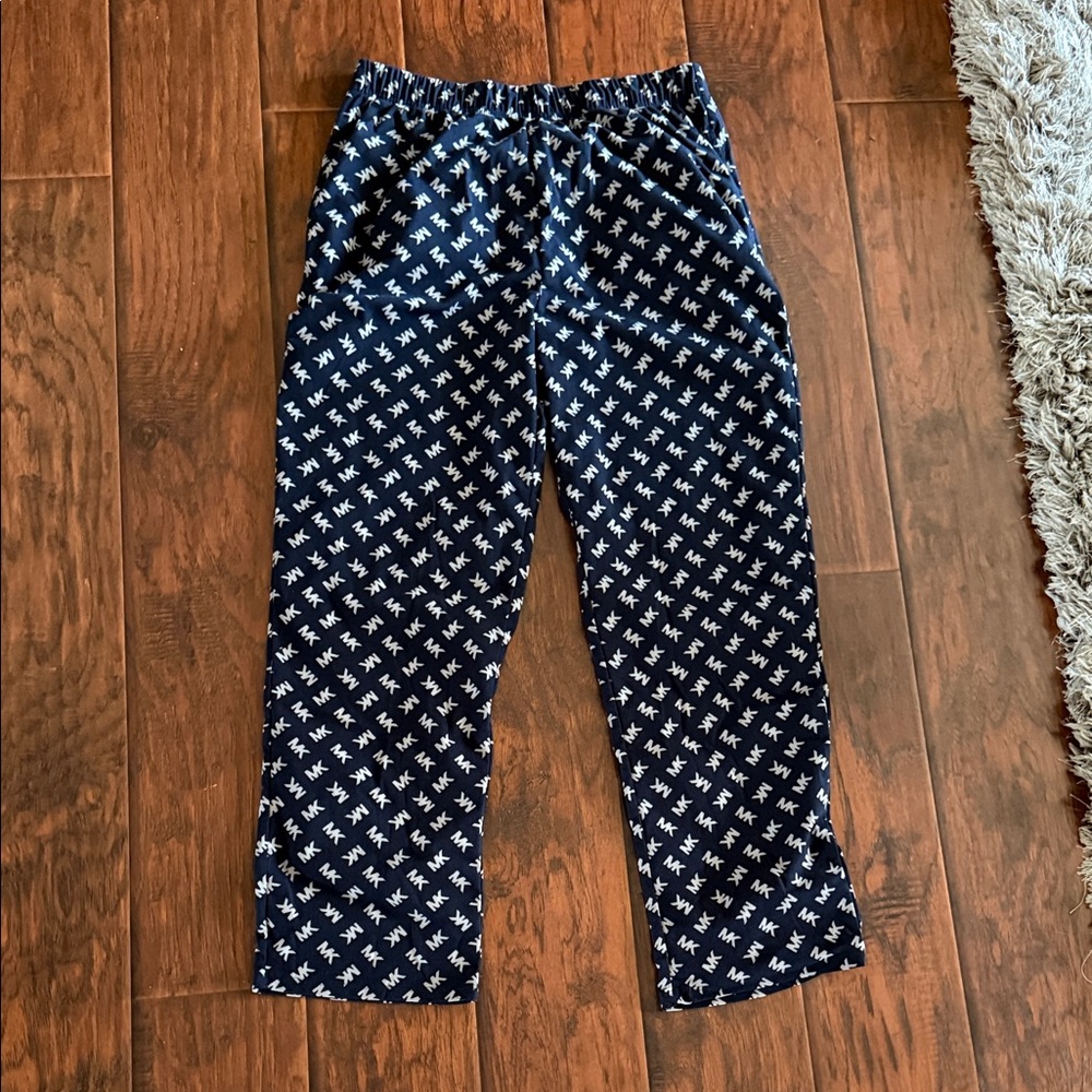 Woman’s Michael Kors Navy Blue Pajama Pants Size Medium